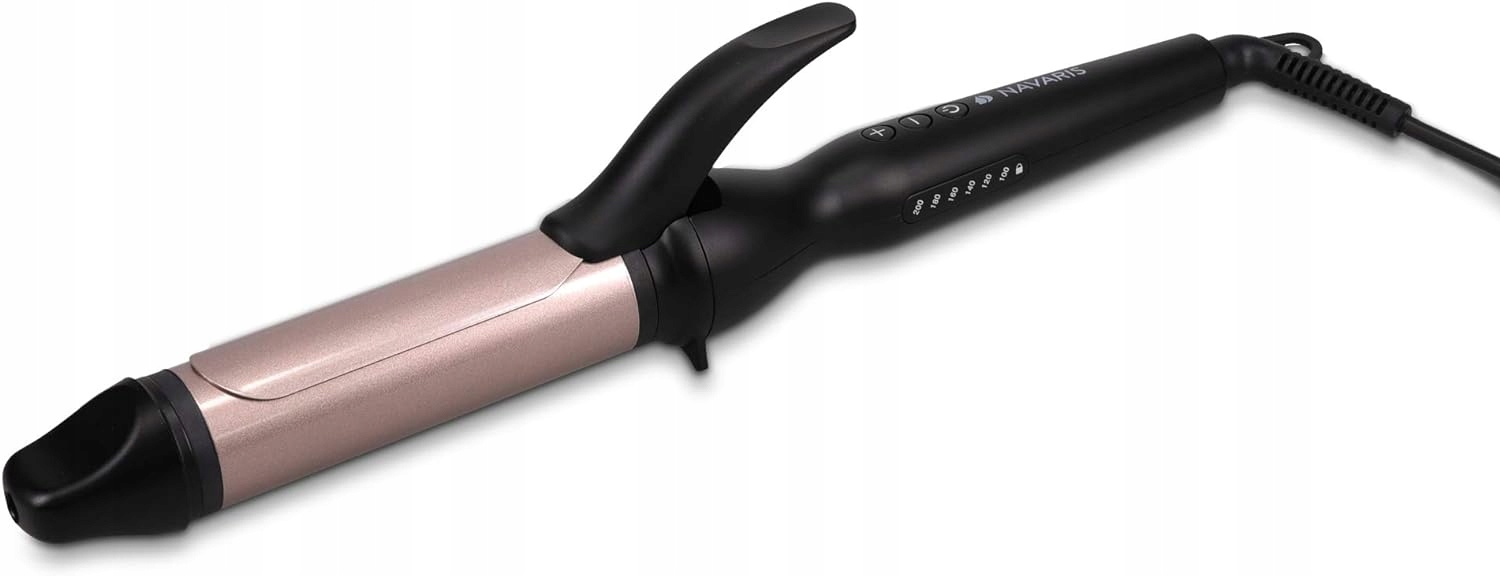 Lokówka do włosów z powłoką ceramiczną – 100-200°C, kolor czarny