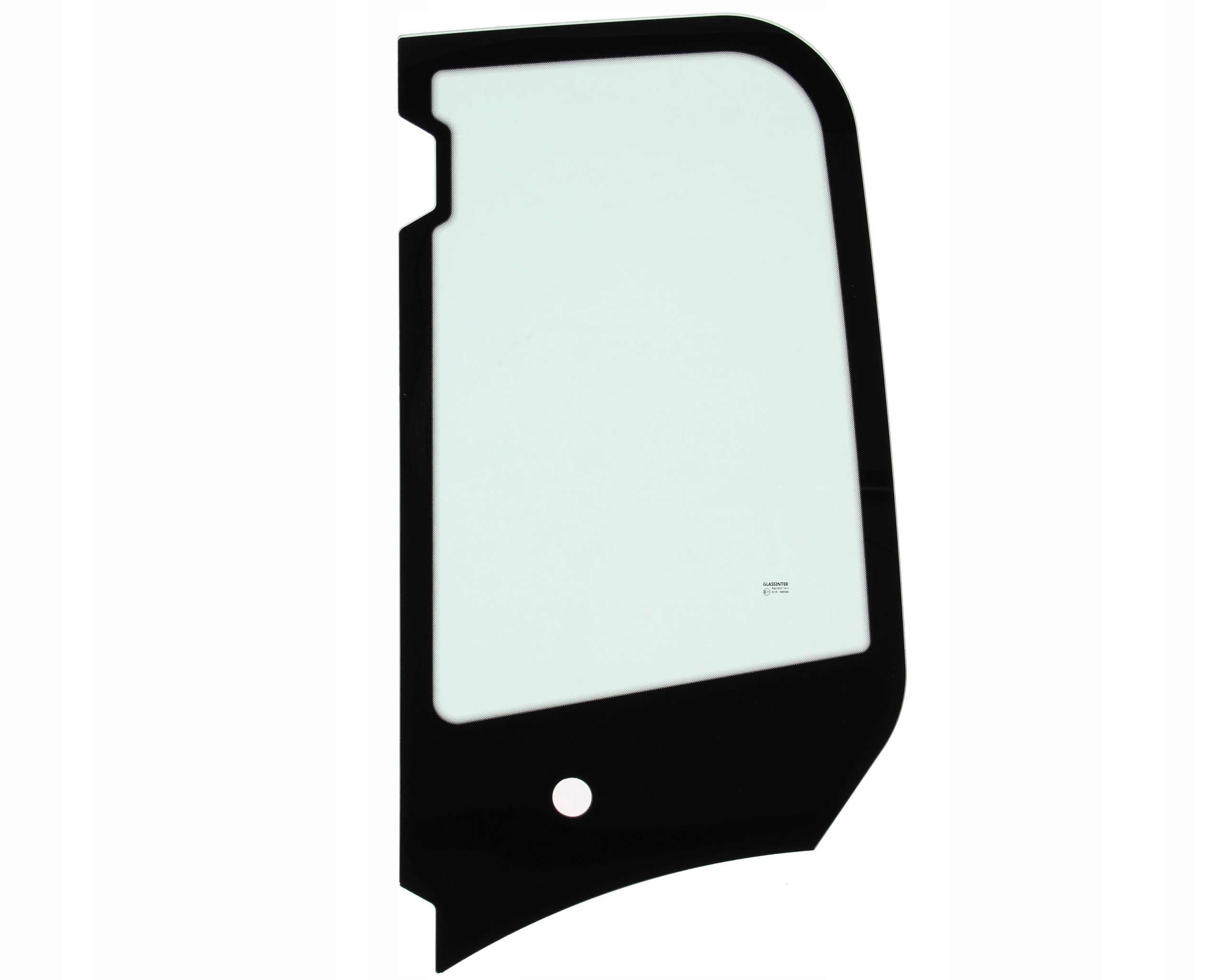 sklo minibagr Kubota Kx boční s potiskem