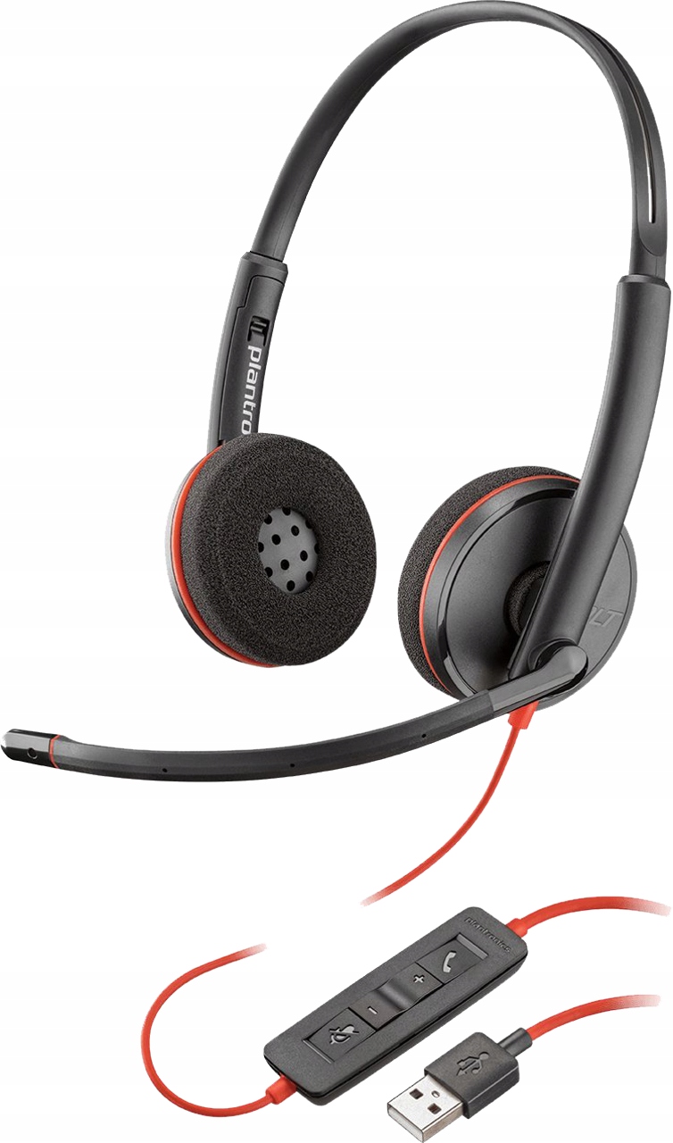 

Słuchawki nauszne Plantronics Black Wire C3220