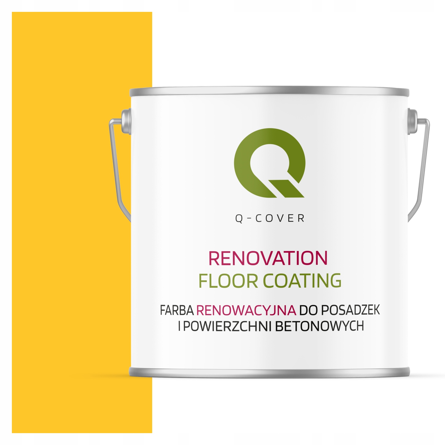 Farba Na Renováciu Betónových Podláh Žltá Výstražná Ral 1023 Polomatná 5 L