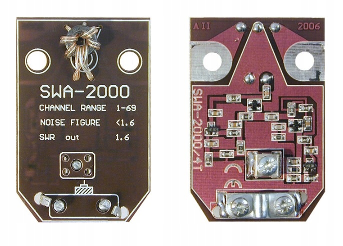Wzmacniacz antenowy Dvb-t Tv płytka SWA-2000 34dB