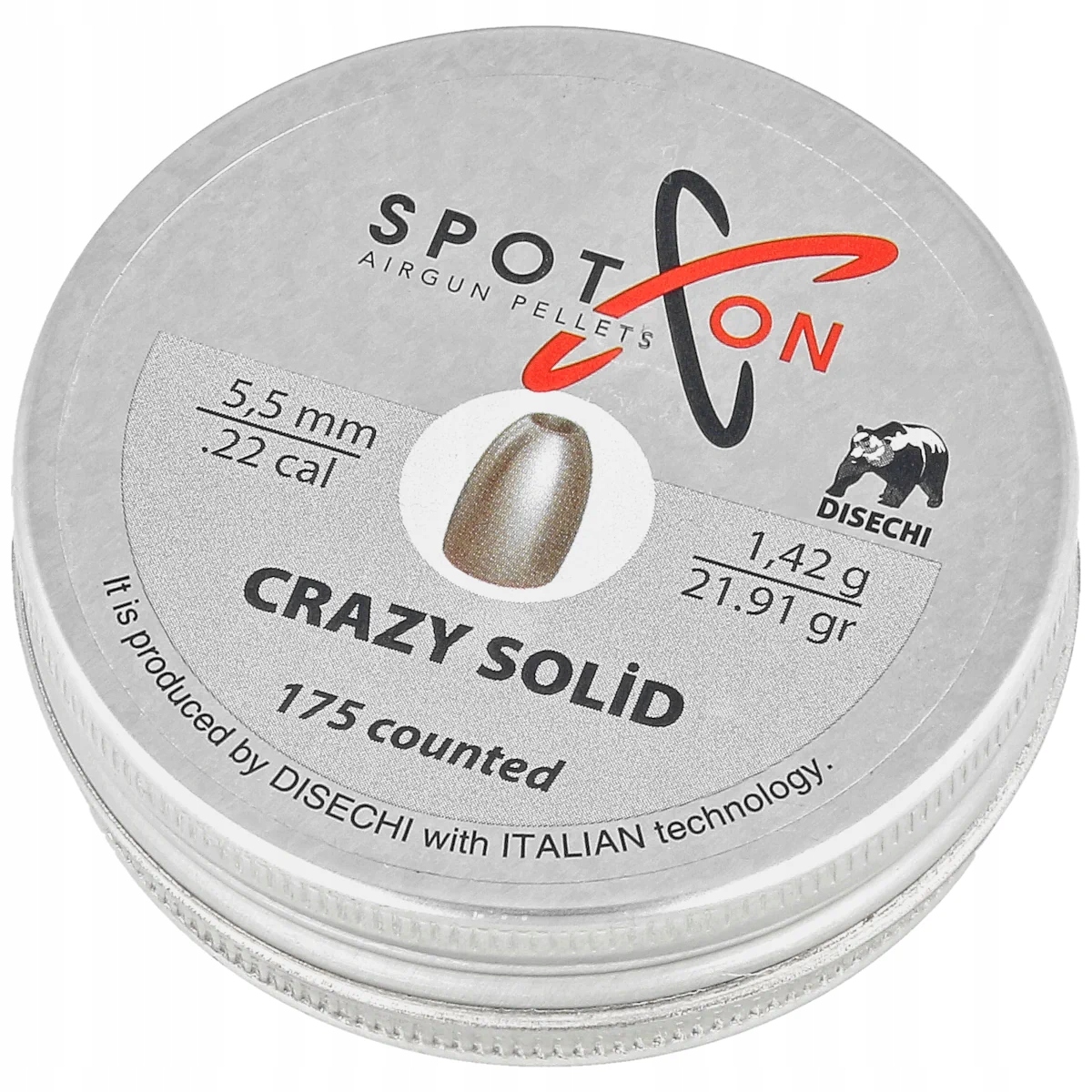 Śrut Spoton Crazy Solid Slug 5.5 mm 1.42 g, 175 szt.