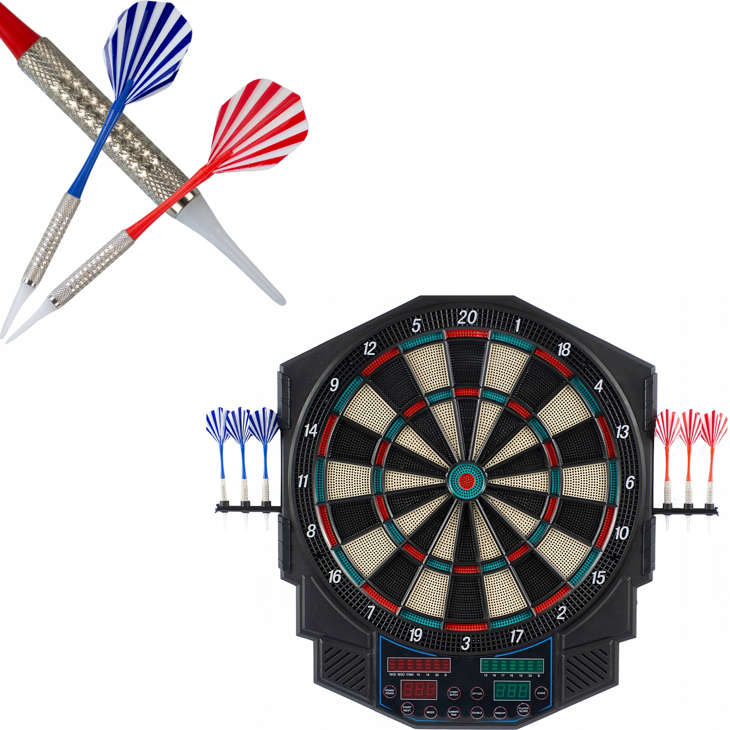 Elektronický černý Led zdroj 27 her 4 počítadla 49 Cm