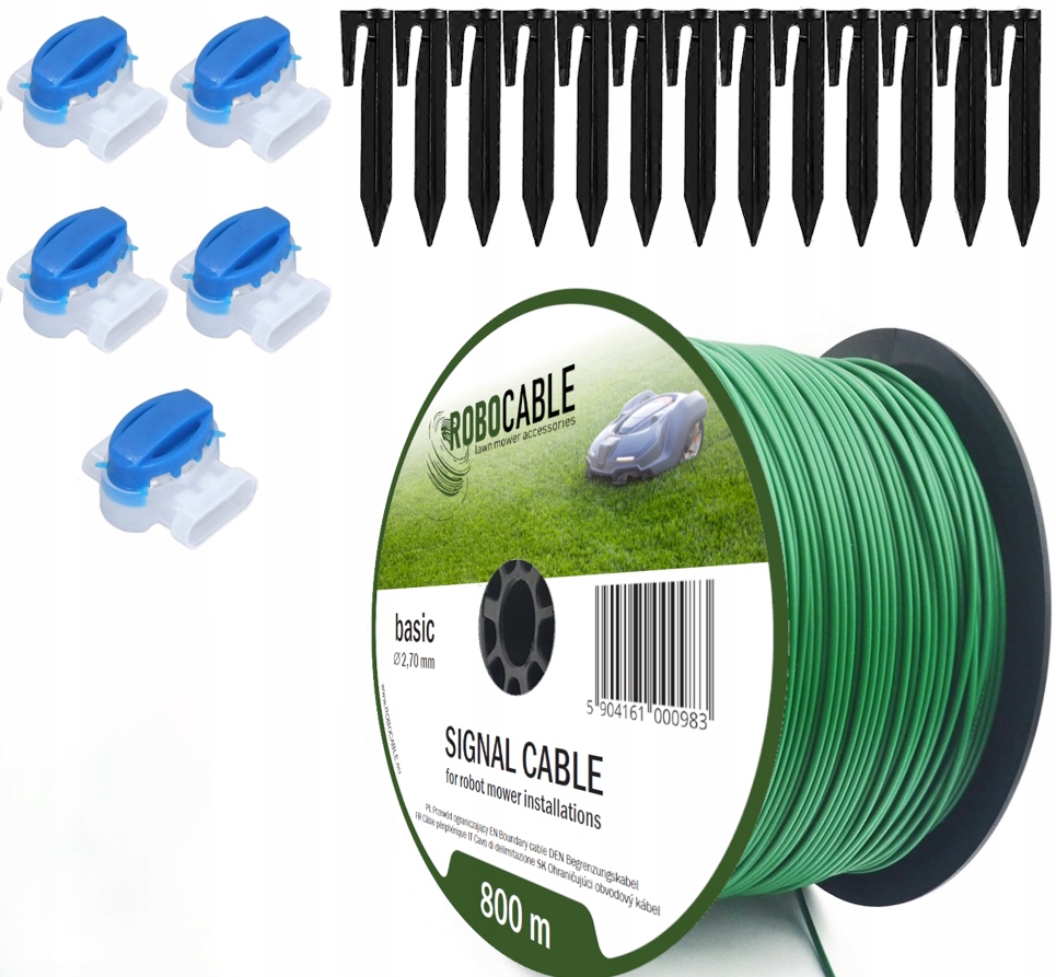 Kábel Obmedzovací kábel pre robotickú kosačku Sada 800 m Špendlíky Robocable