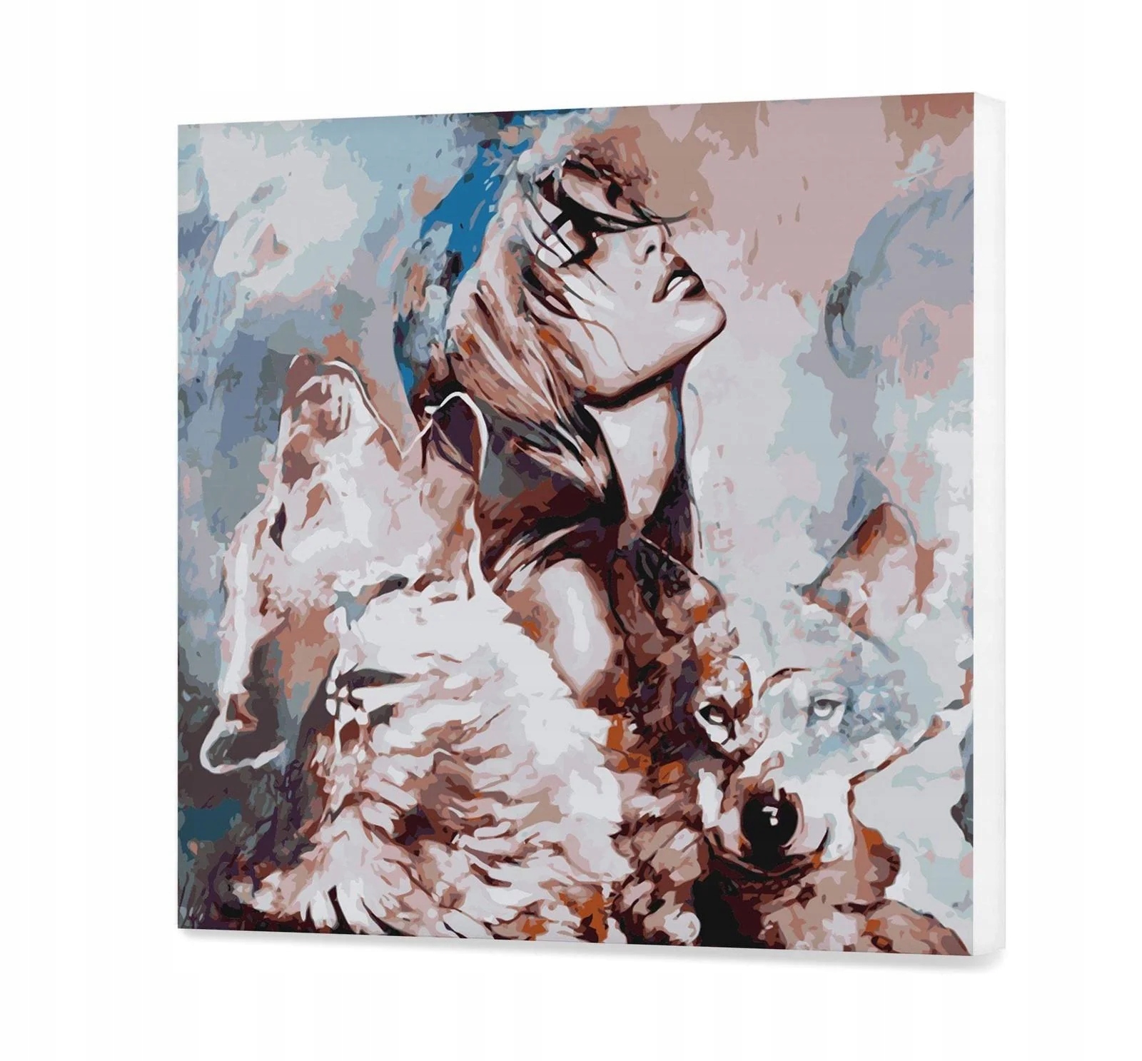 Žena a vlk Malování podle čísel Vzory 60x60cm
