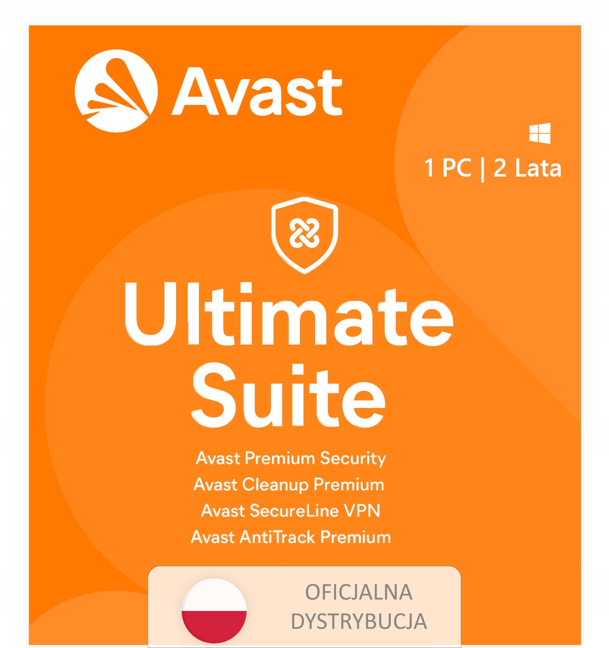 Avast Ultimate 1 místo Věk 2+ Vpn AntiTrack CleanUp 2025