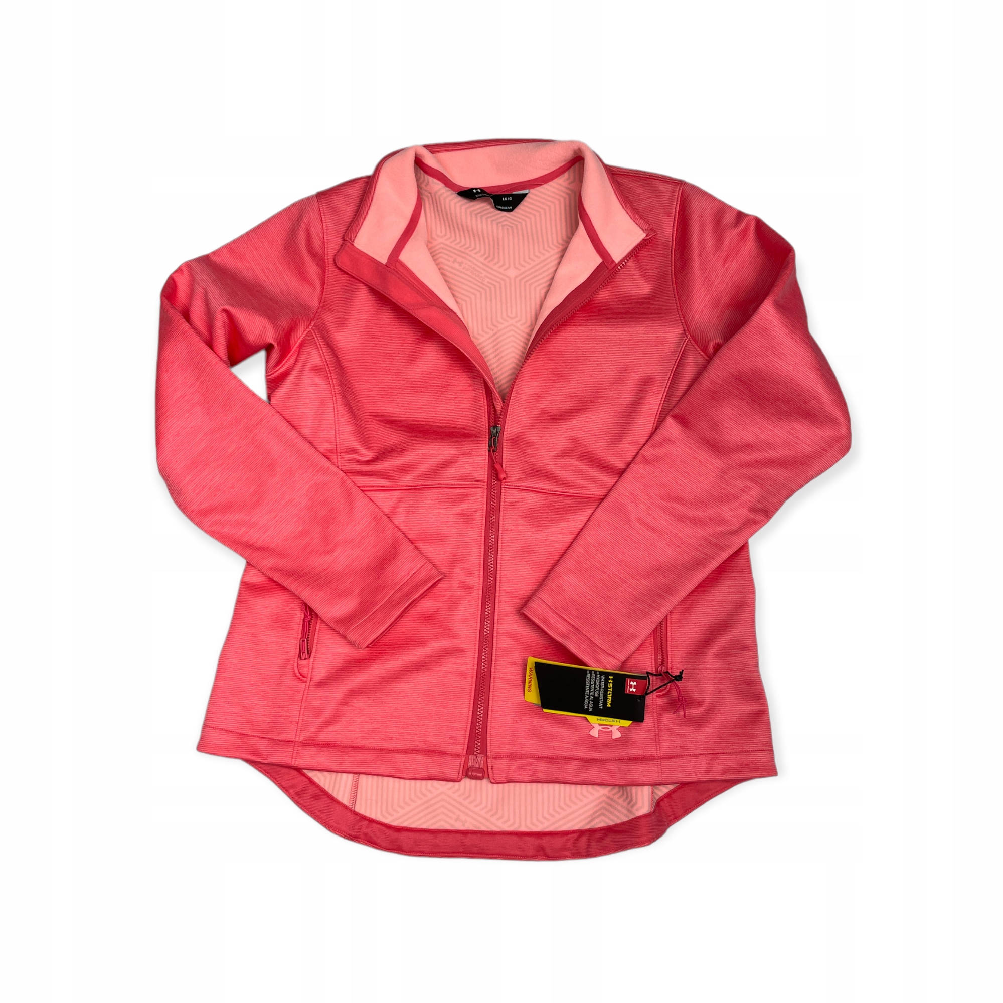 Rozepínací růžová mikina Under Armour L