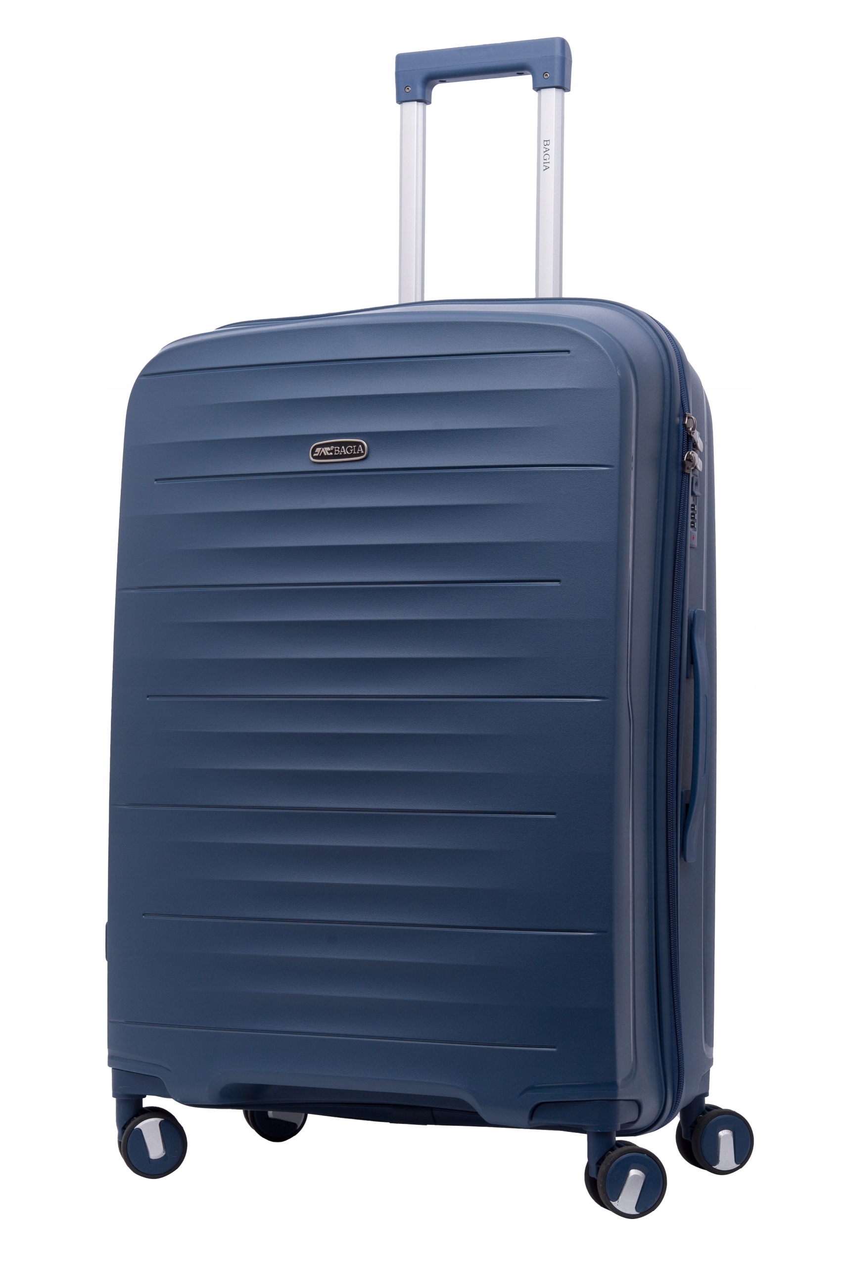 Duża Walizka Podróżna Polipropylen Poszerzenie Suwaka Bagia 100L