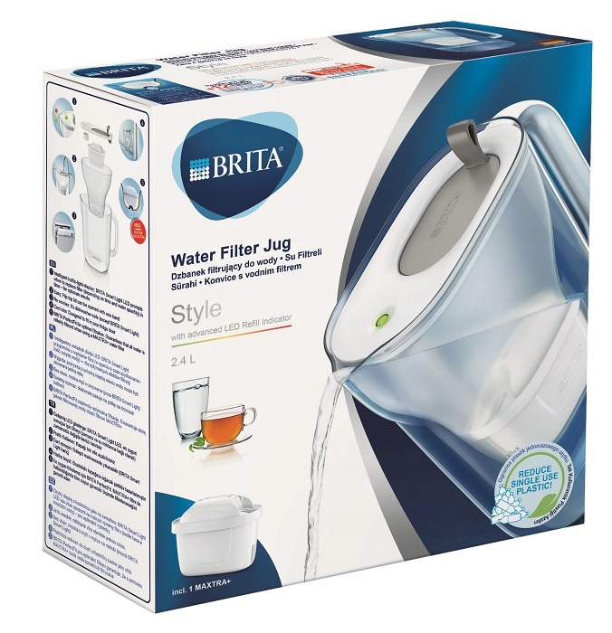 

Dzbanek filtrujący Brita Style XL Szary Maxtra+