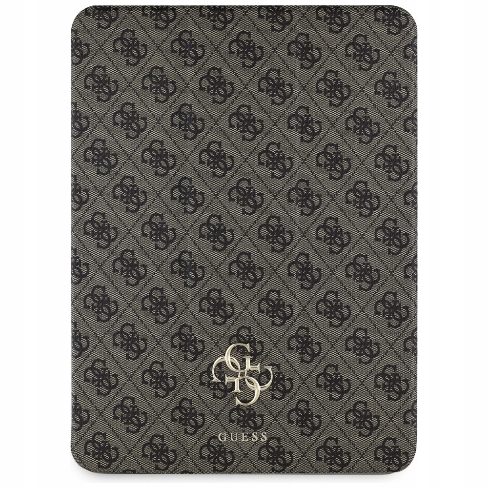 Puzdro Guess pre Apple iPad Air 13" 2024 hnedý Magnetic 4G Big Logo