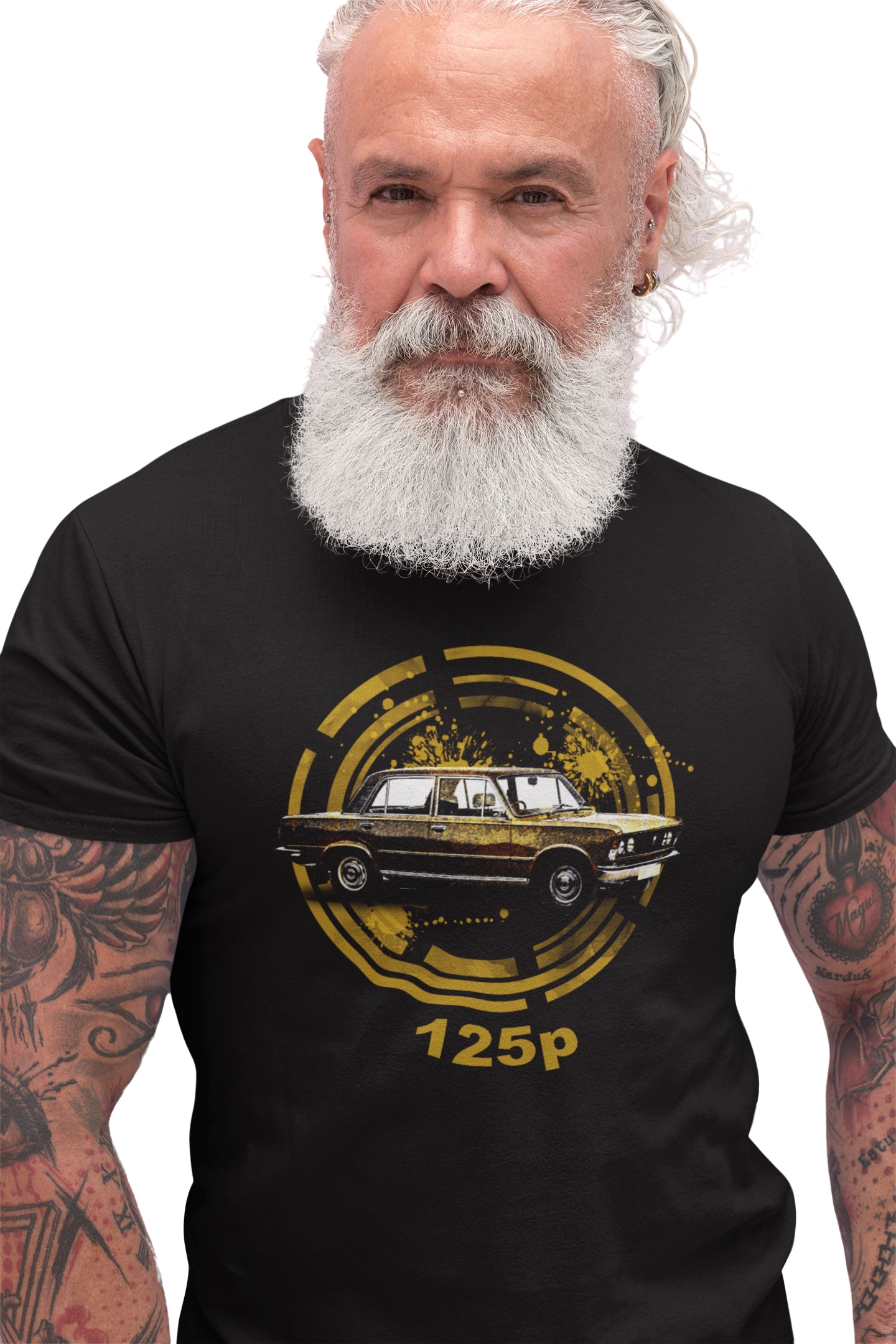 

Duży Fiat 125p Koszulka Męska T-Shirt Fso Prl XXL