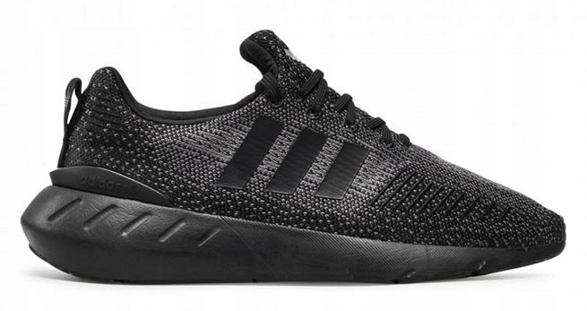 Adidas Swift Run 22 Černé pánské sportovní boty Primknit Pohodlné tenisky