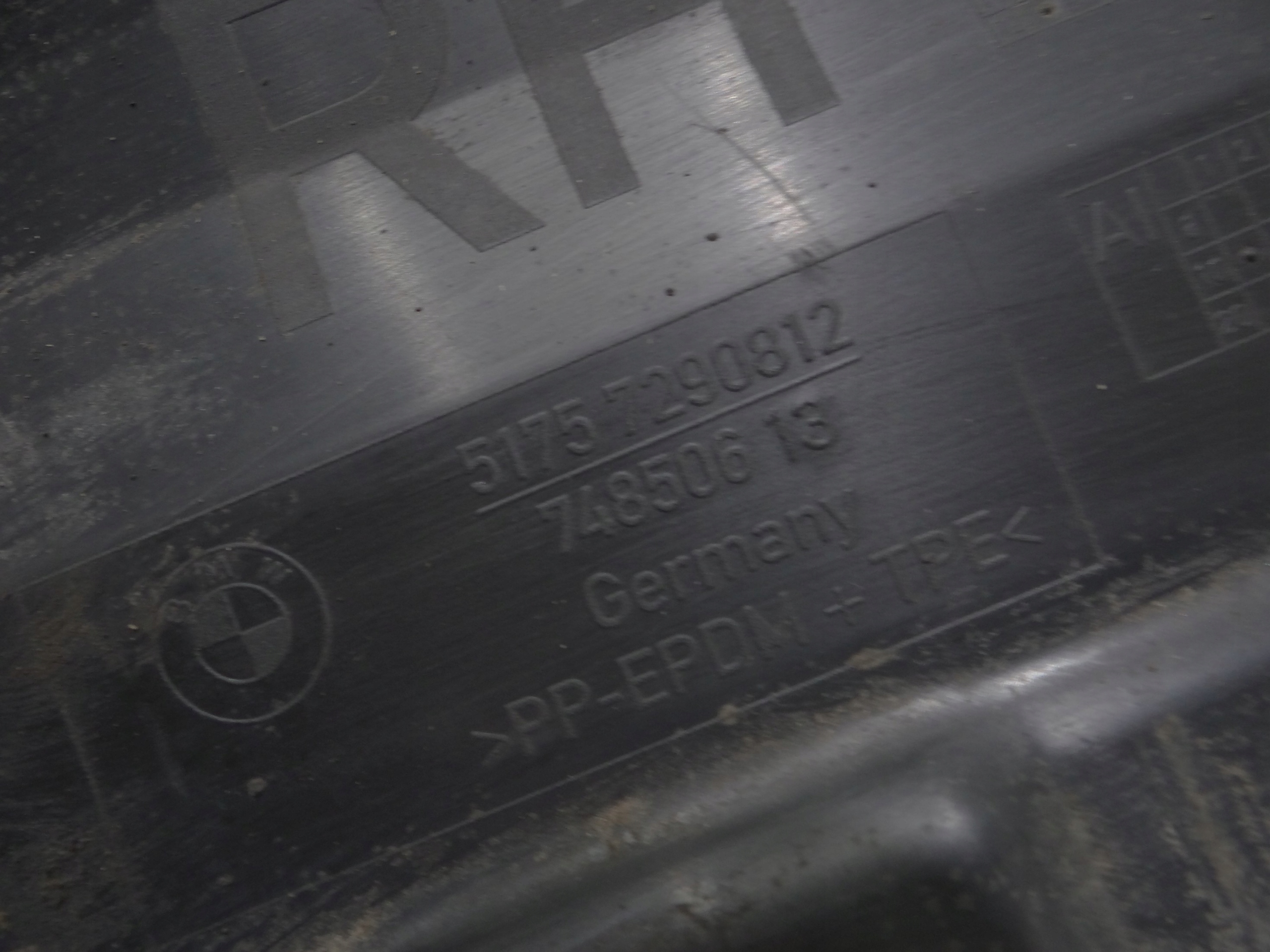 cover chassis right BMW 2 F45 7290812