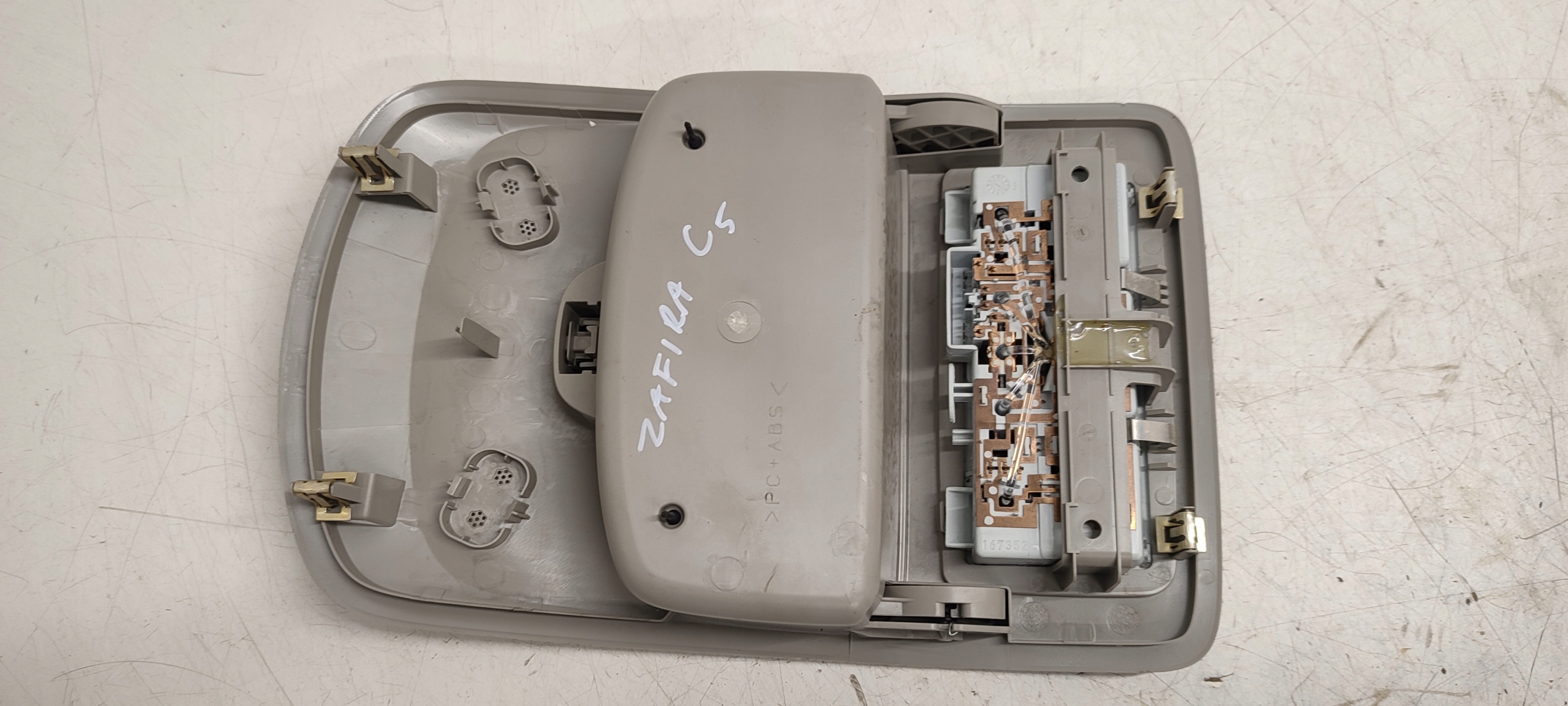 light bracket for okulary Opel Zafira C