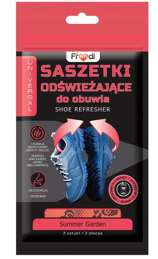 

Saszetki odświeżające do obuwia beFrendi