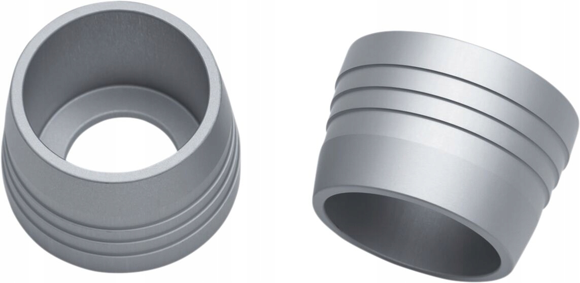 Koncovky Volantu Silver Africa Twin Handlebar End Sliders ()