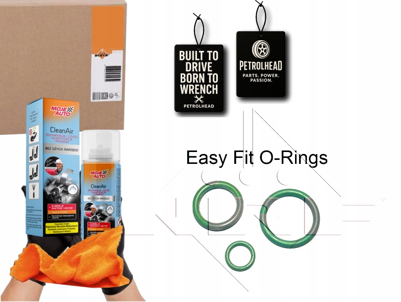 Kondenzátor Klimatizace Mercedes W169 04- Nrf #Petrolhead Pro+ Kit9