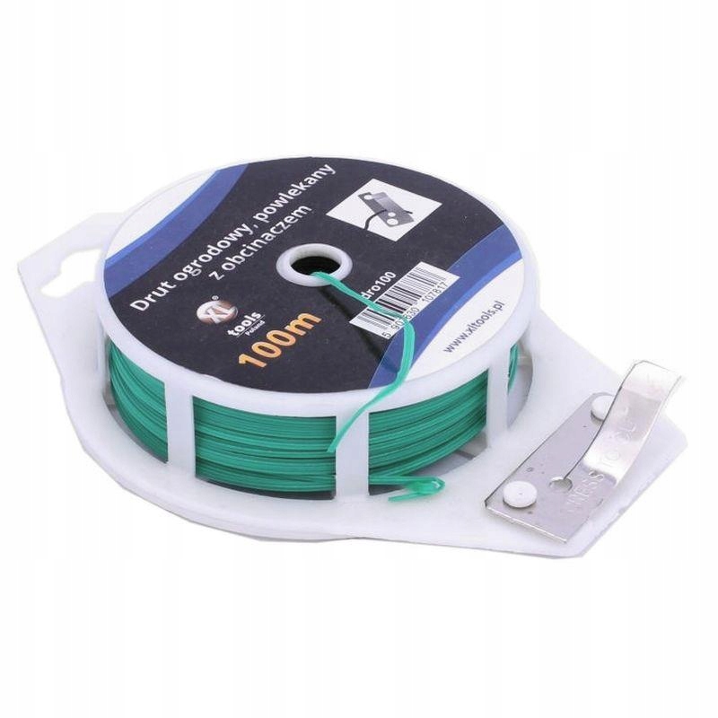 

Drut ogrodowy powlekany Pvc 100m obcinak