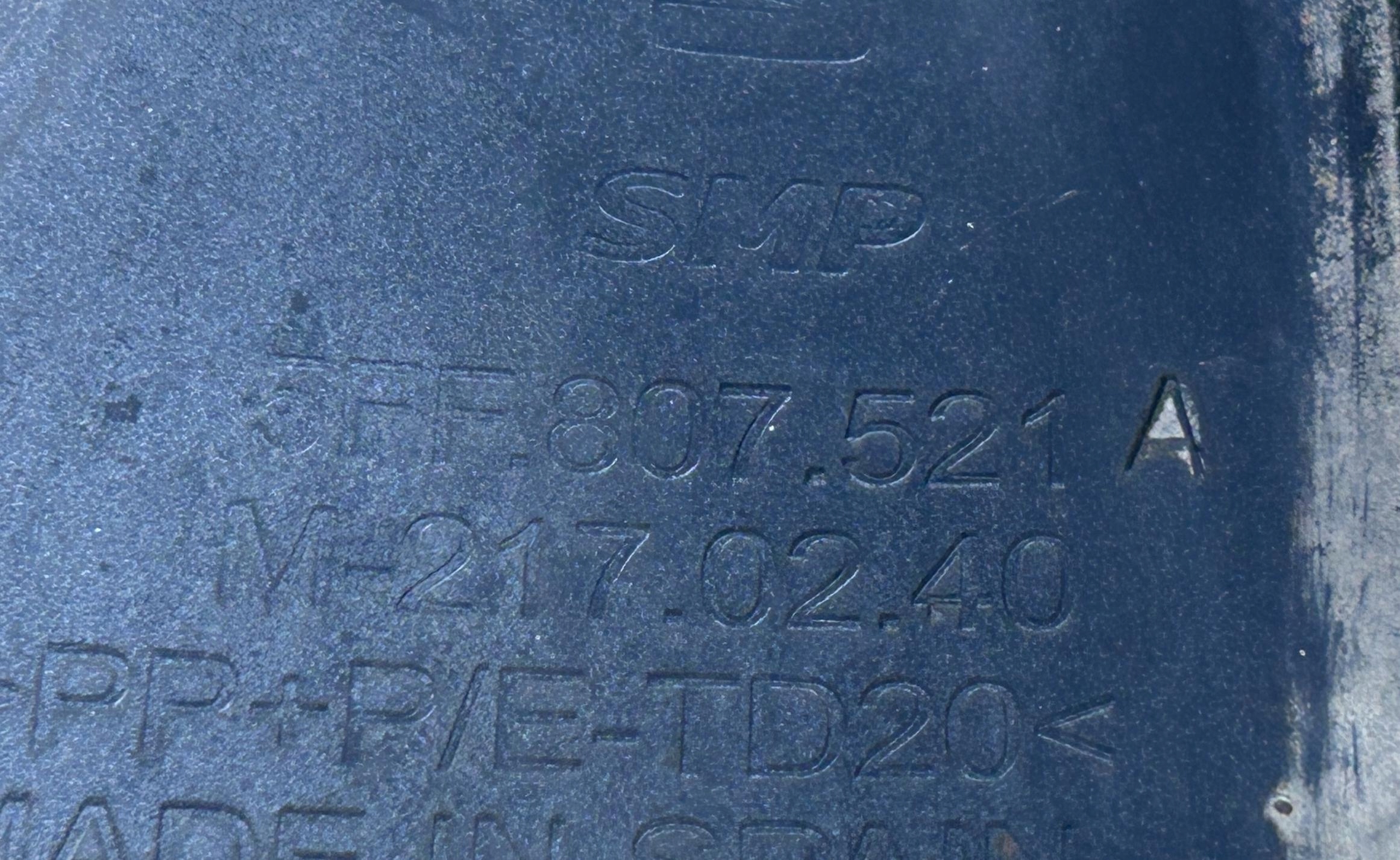 SPOILER der Stoßstange heck CUPRA FORMENTOR 5FF 20- PDC 5FF807521A
