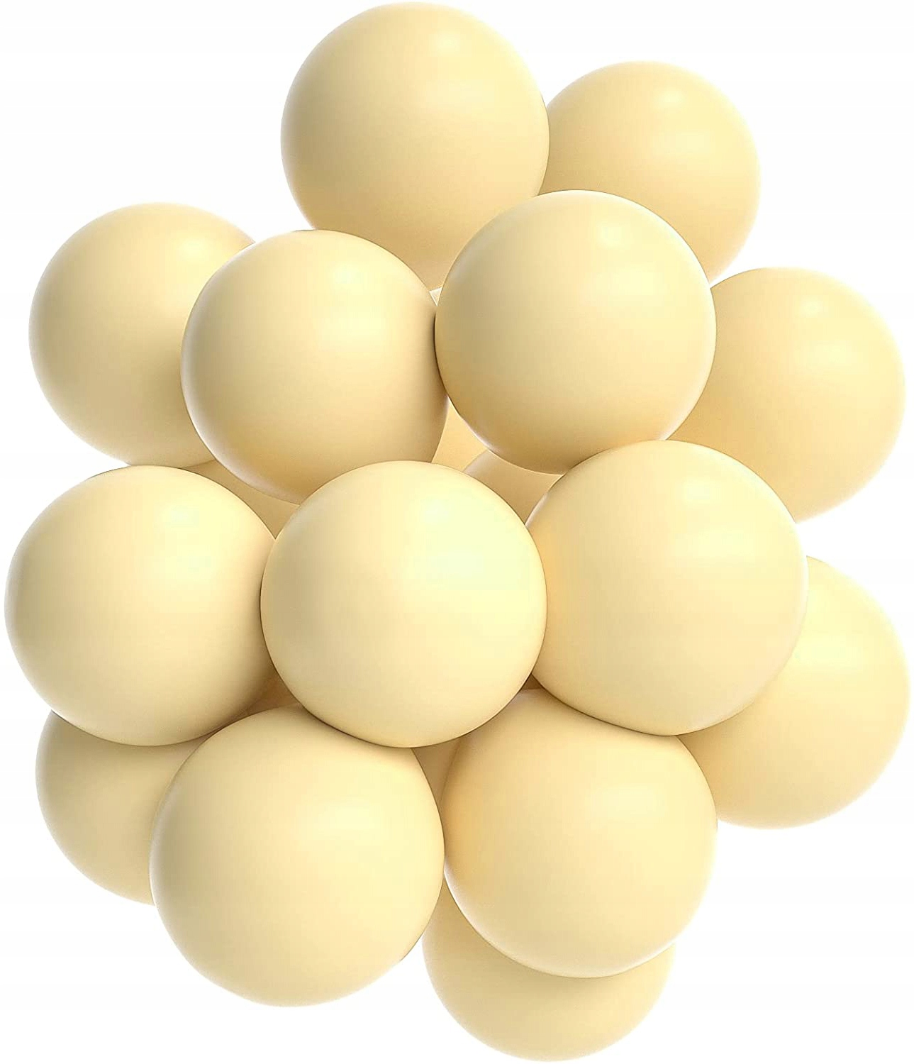 

Balony pastelowe vanilla beige cream kremowe 50szt