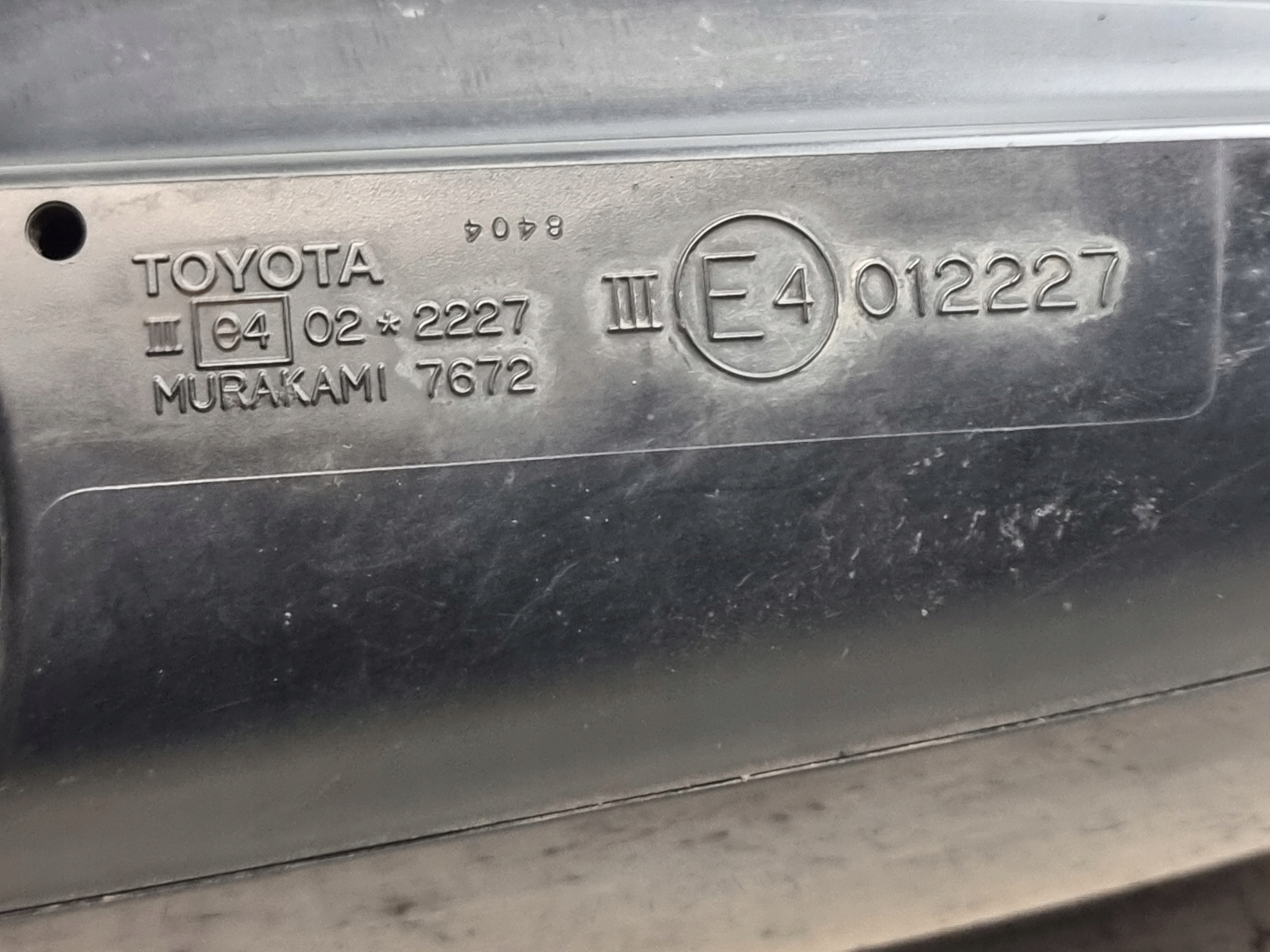mirror right electrics 5PIN K: 202 TOYOTA PRIUS II 08r