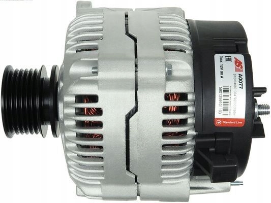 ALTERNATOR 90A A0077 AS-PL AUDI A2 A3 A4 8L Numer katalogowy części A0077