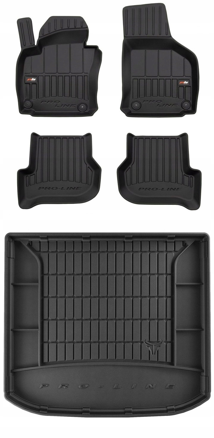 Set 3D gumové rohože Seat Toledo 3 2004-2010 g