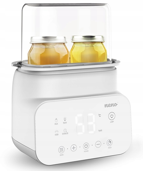 NENO VITA 5w1 STERYLIZATOR PODGRZEWACZ DO BUTELEK SMART MAMA PODWÓJNY Głębokość produktu 14.5 cm