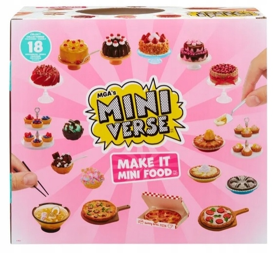 Miniverse Make It Mini Food Diner Kula Jedzenie MGA Niespodzianka Wiek dziecka 8 lat +
