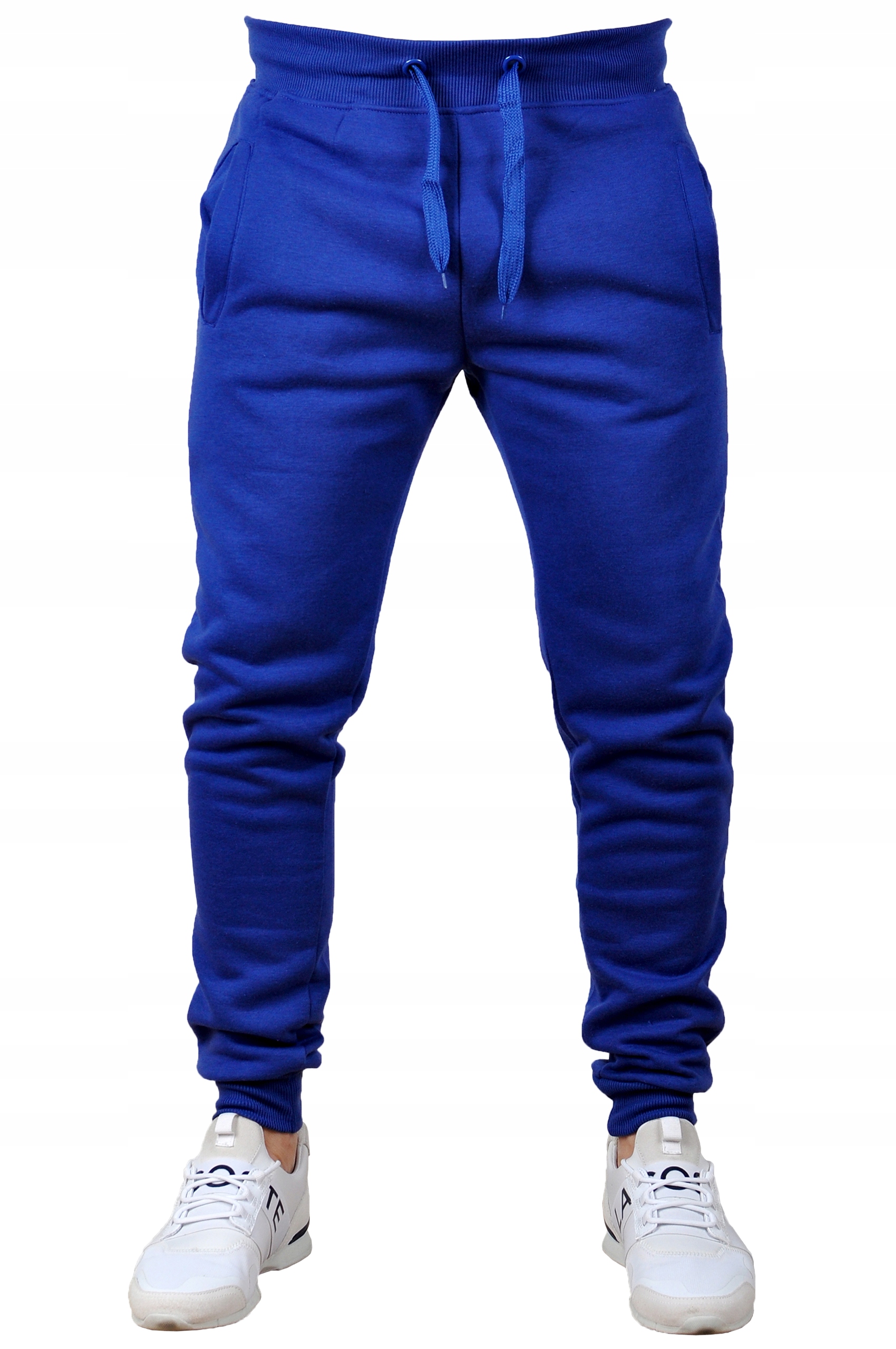 k01 r. XXL MĘSKIE SPODNIE DRESOWE JOGGERY GŁADKIE Model K01