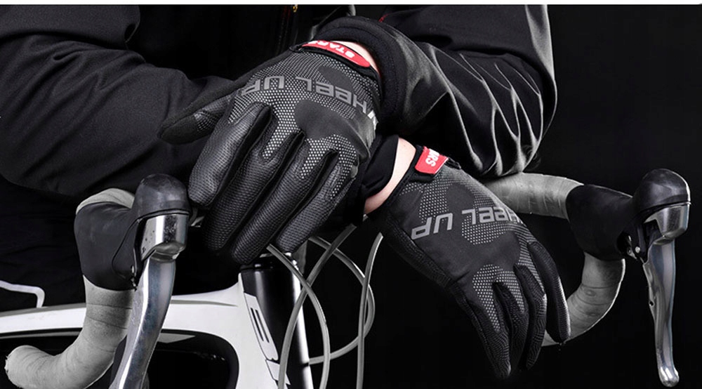 RĘKAWICZKI ROWEROWE DŁUGIE MĘSKIE RĘKAWICE NA ROWER PEŁNE WHEEL UP XXL Marka Wheel-Up