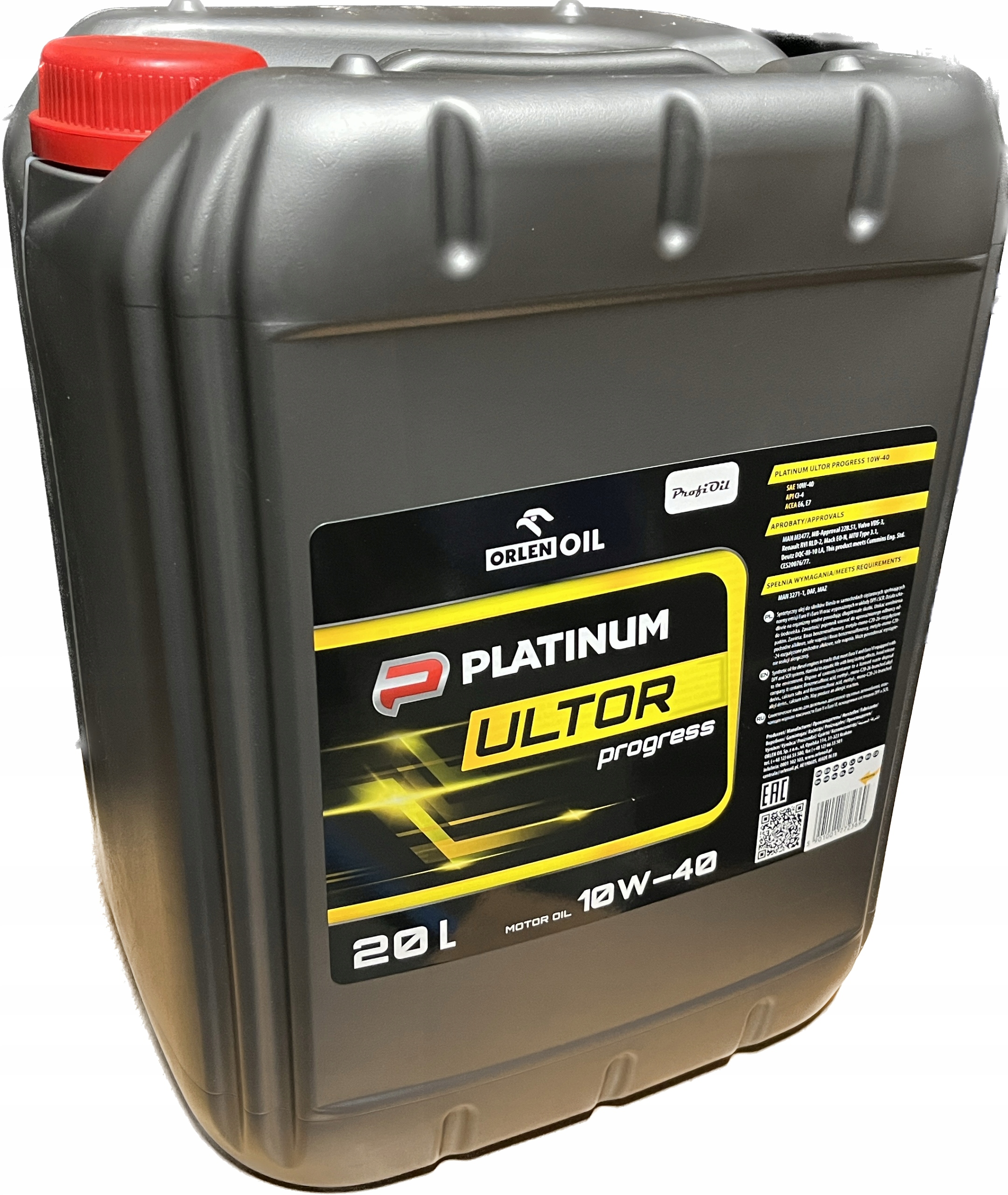 ORLEN OIL Platinum PROGRESS 10W-40 LOW SAPS 20L