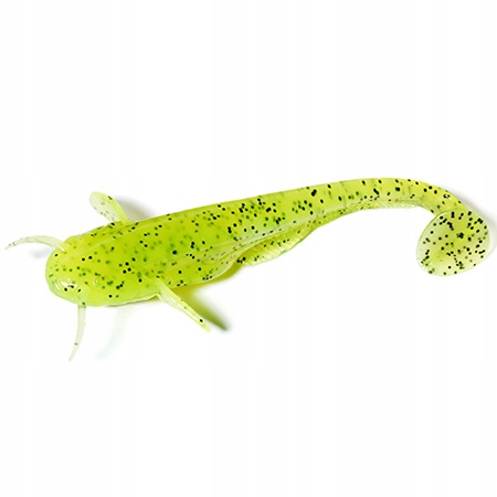Catfish 2", #055 Chartreuse/Black 10szt
