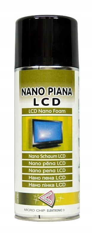 

Nano Piana LCD 400ml pianka do czyszczenia