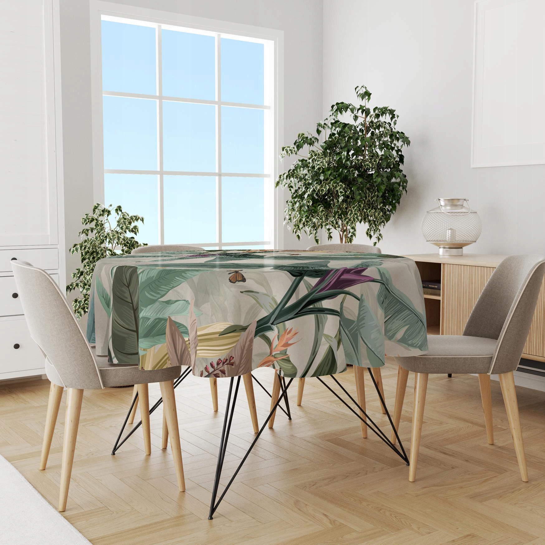 OBRUS OKRĄGŁY NA STÓŁ DEKORACYJNY 150 WZÓR KOŁO 157 Typ obrus