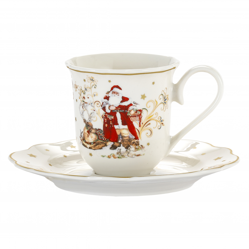 

Filiżanki do kawy porcelanowe ze spodkiem 2szt