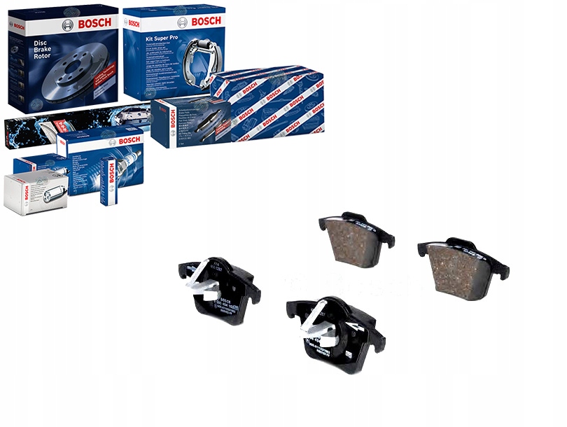 Sada Brzdových Destiček Bosch 607189 P86019 Fd