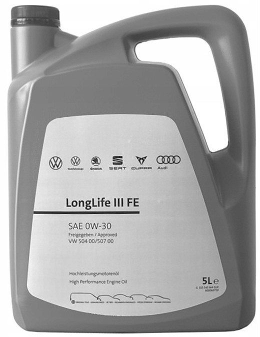GS55545M4EUR Olej Silnikowy Org Vw Cupra 0W-30 5L 5W-30