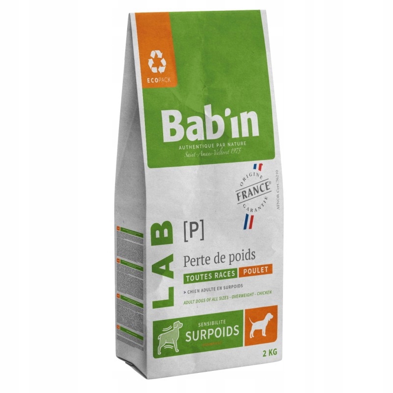 Bab'in Lab Weight Loss – nadváha pro psy 2 kg