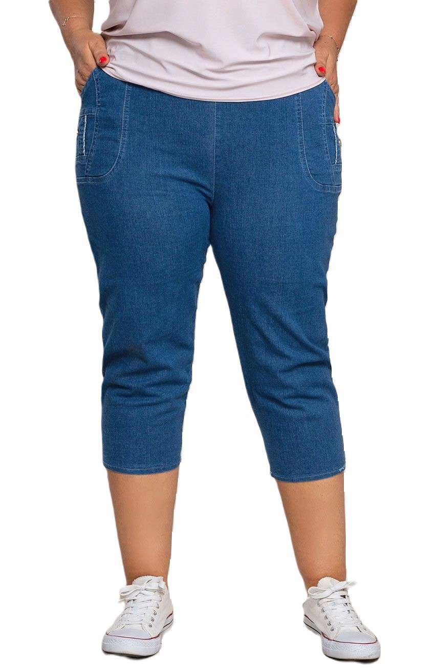 Džínové kalhoty s kapsami 52