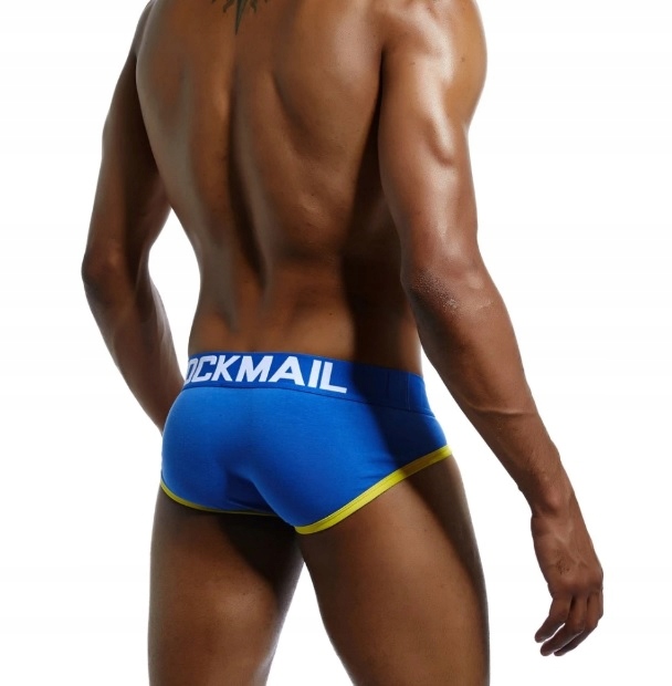 JOCKMAIL Slipy Męskie PUSH UP Blue 3Lines XXL Marka Inna marka