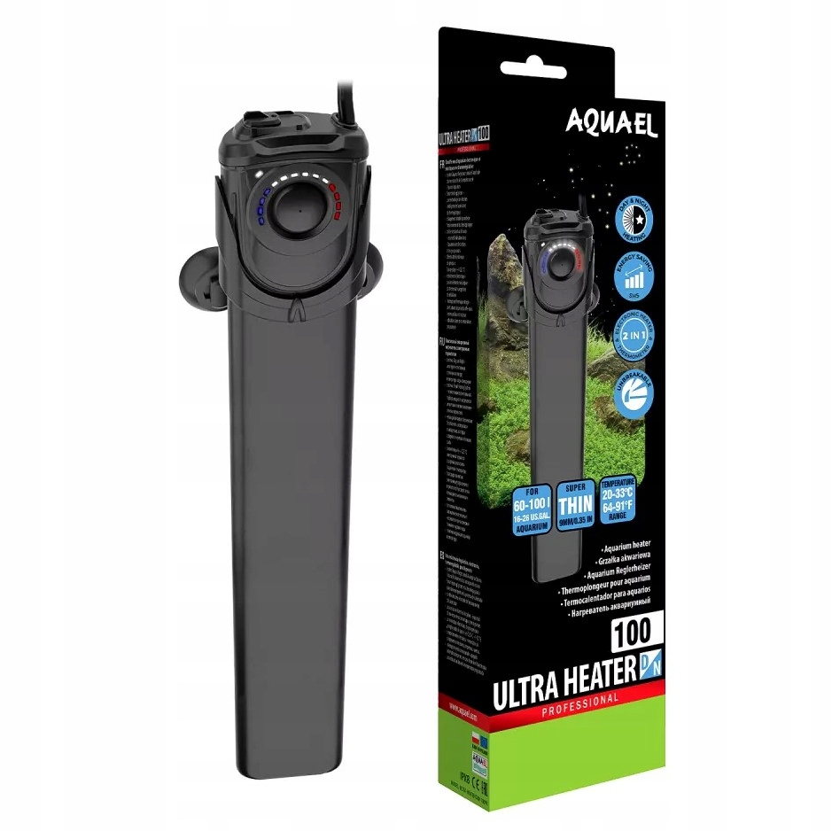 Levně Aquael Ohřívač Ultra Heater Day&Night 100 W