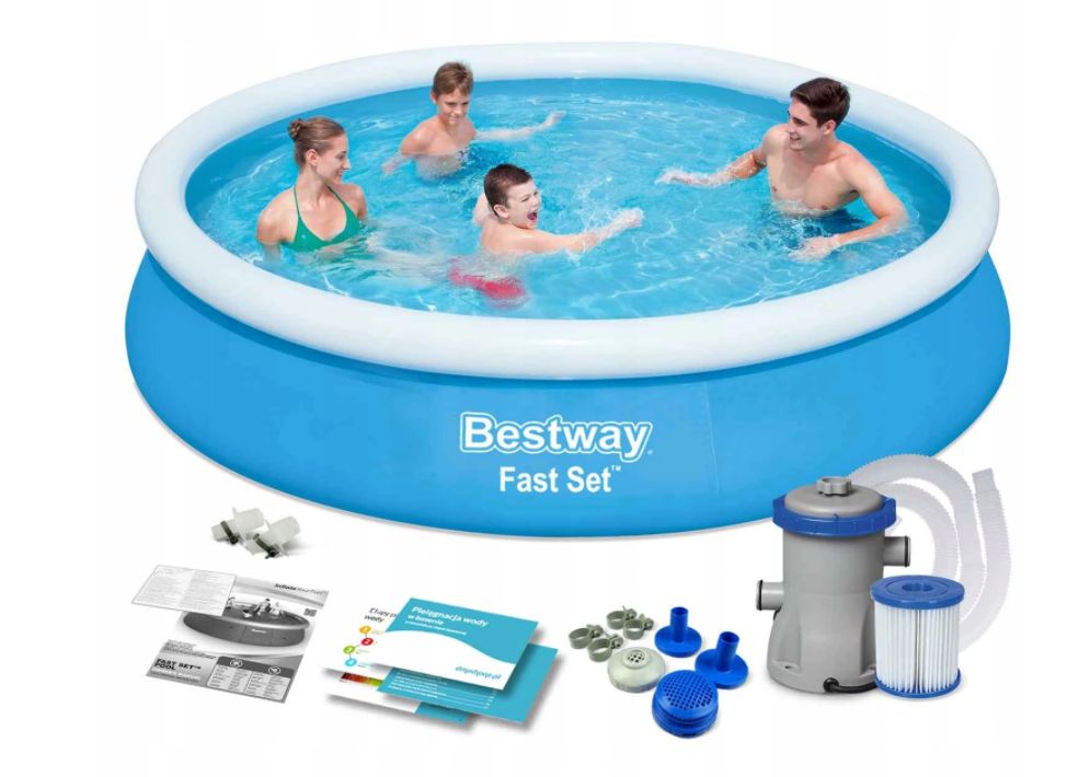 

Basen Ogrodowy Rozporowy 366x76cm Bestway Pompa