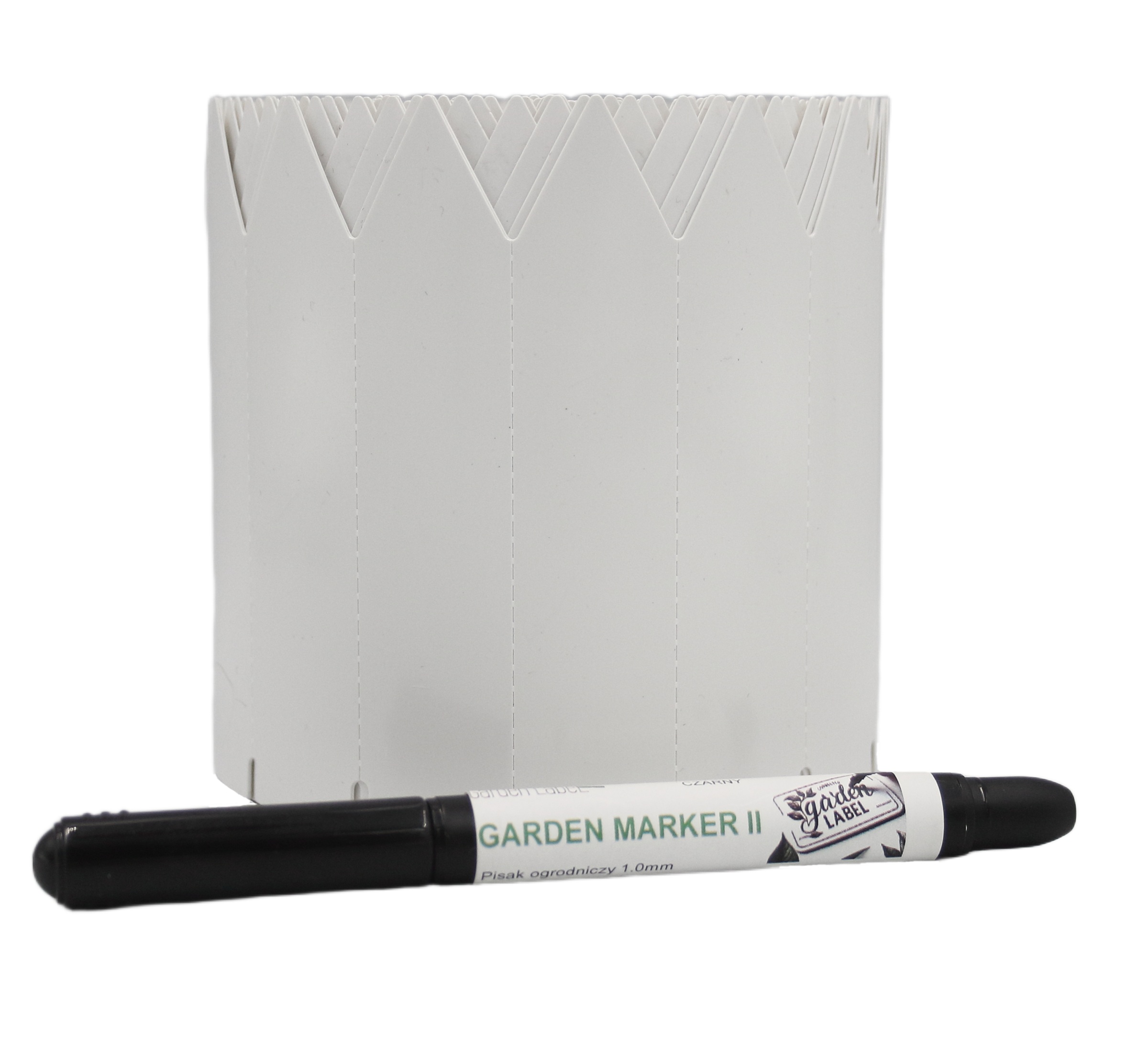 Marker II+ Zásuvné etikety/šipky 110 mm x 31,75 mm Bílé 2500 ks