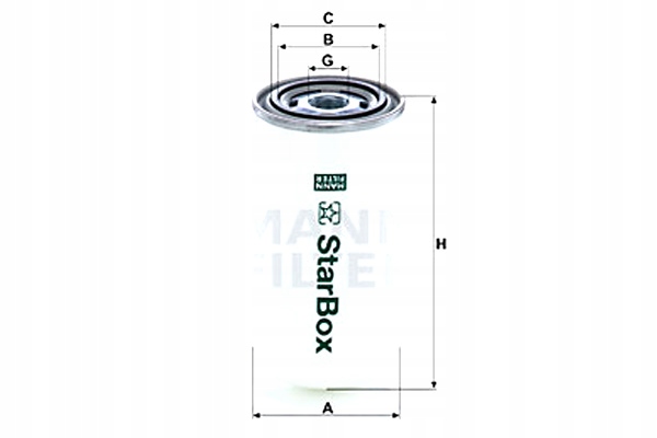 Mann-filter Priemyselný Filter Mann LB950 20