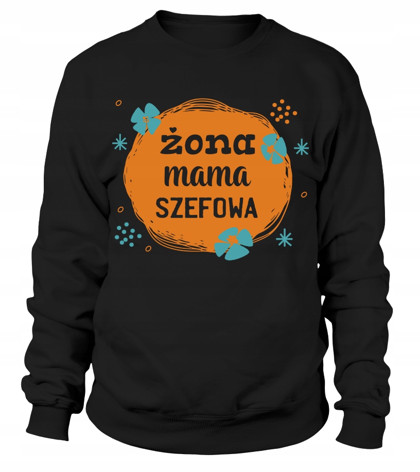 Dámská Mikina Manželka Mom Boss 3XL Černá