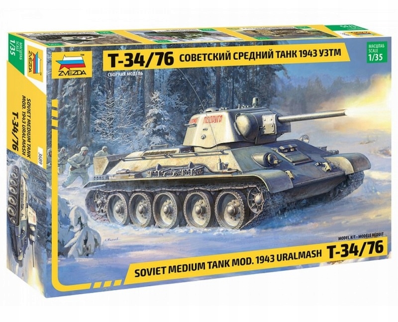 1:35 Soviet Medium Tank T-34/76 Mod.1943 Uralmash