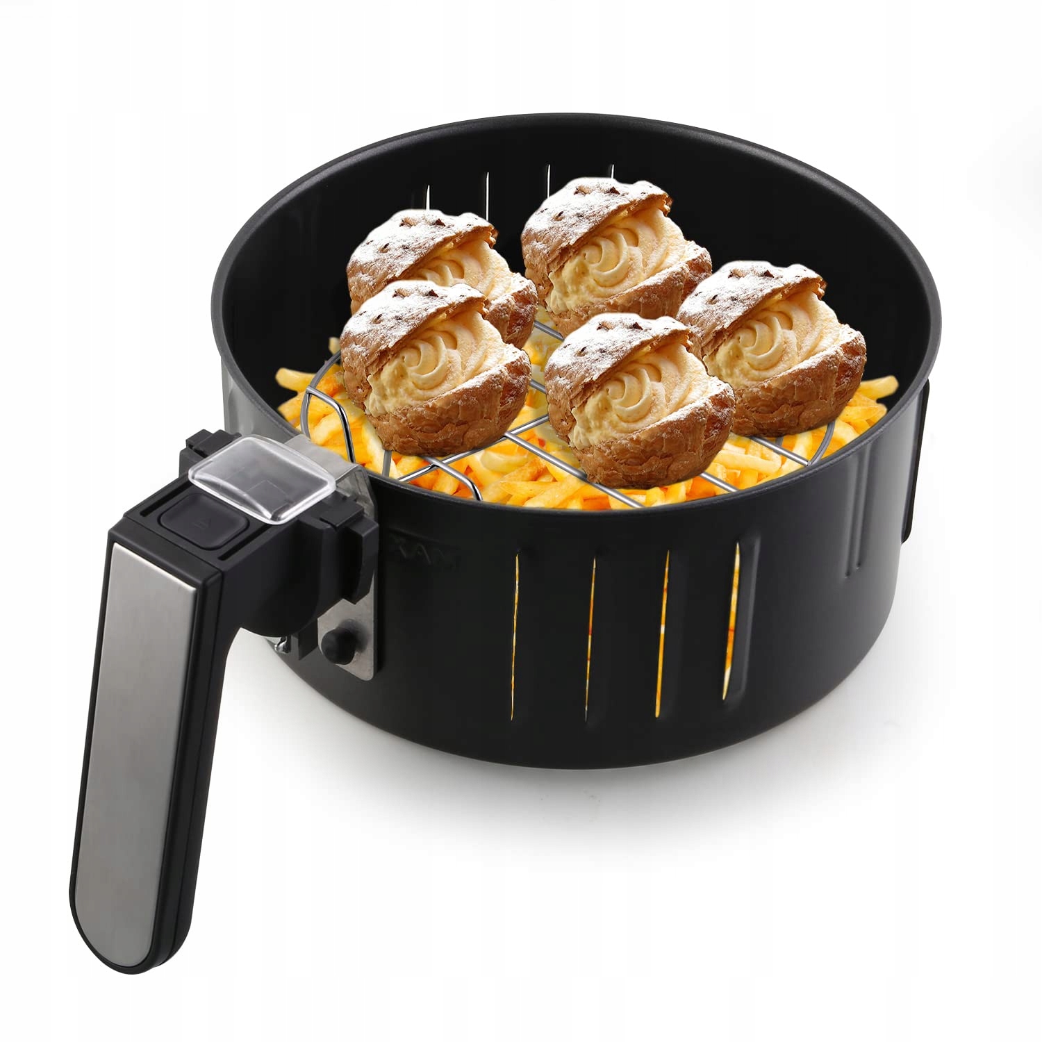 UTEN Frytkownica Beztłuszczowa 4,5L Airfryer XL Wyświetlacz Cyfrowy 1500W — miniatura 8