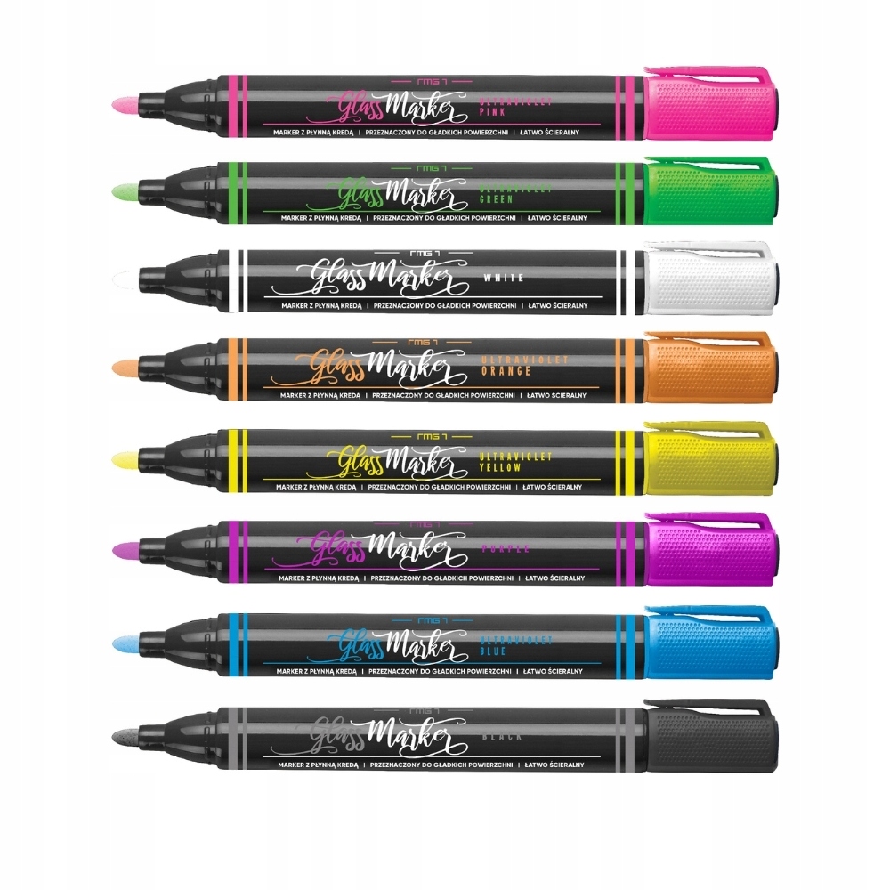 

Marker kredowy do szkła RMG-1/ 8sztuk etui Ultravi
