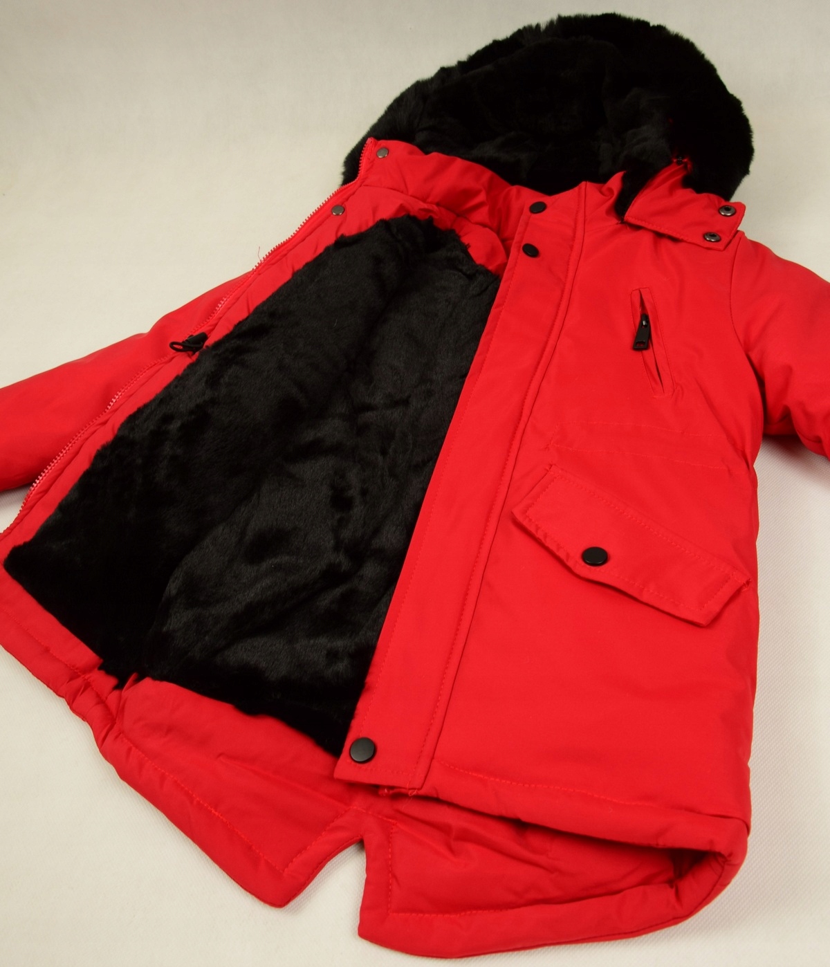 kurtka ZIMOWA HR-2211(8) NA GRUBYM MISIU 140 Marka Inna marka